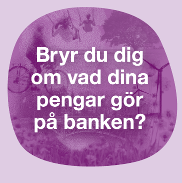 Frågeställning: Bryr du dig om vad dina pengar gör på banken?