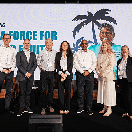 GABV:s styrelse 2026 (sju av åtta närvarande på bild)